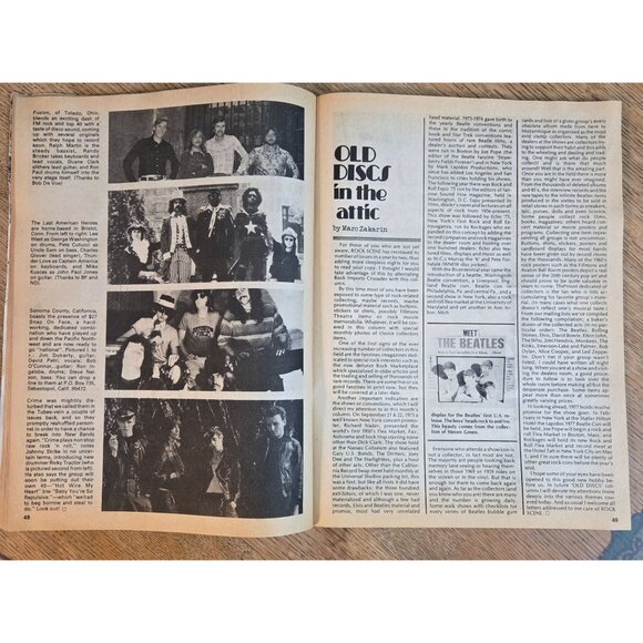 Vintage Rock Scene Magazines Featuring Ted Nugent & AeroSmith May 1977 - Picture 9 of 16